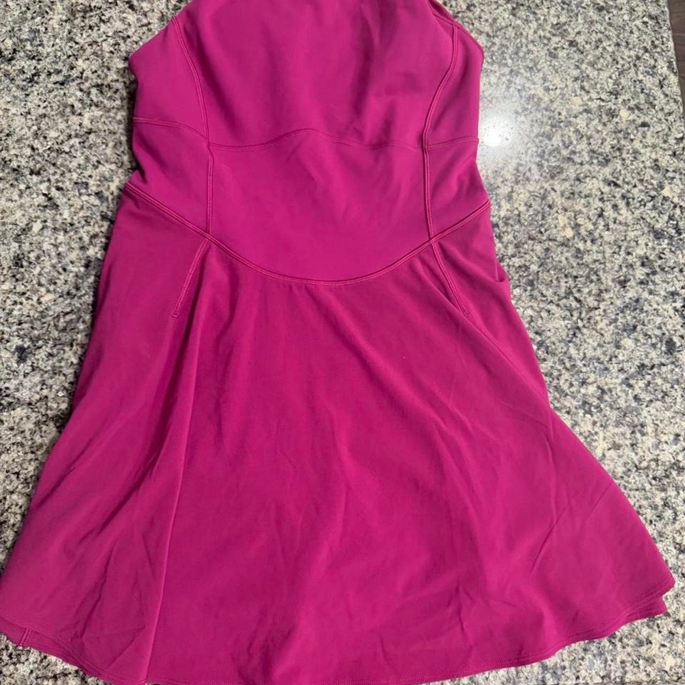 Lululemon Court Crush Dress Magenta Purple Size 8 Athletic Tennis Golf Dress